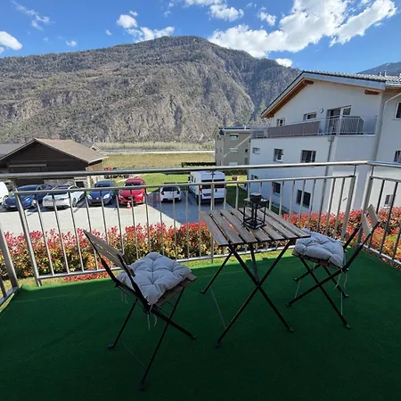 公寓 Vue Montagne Vignoble Cosy Valais Chamoson